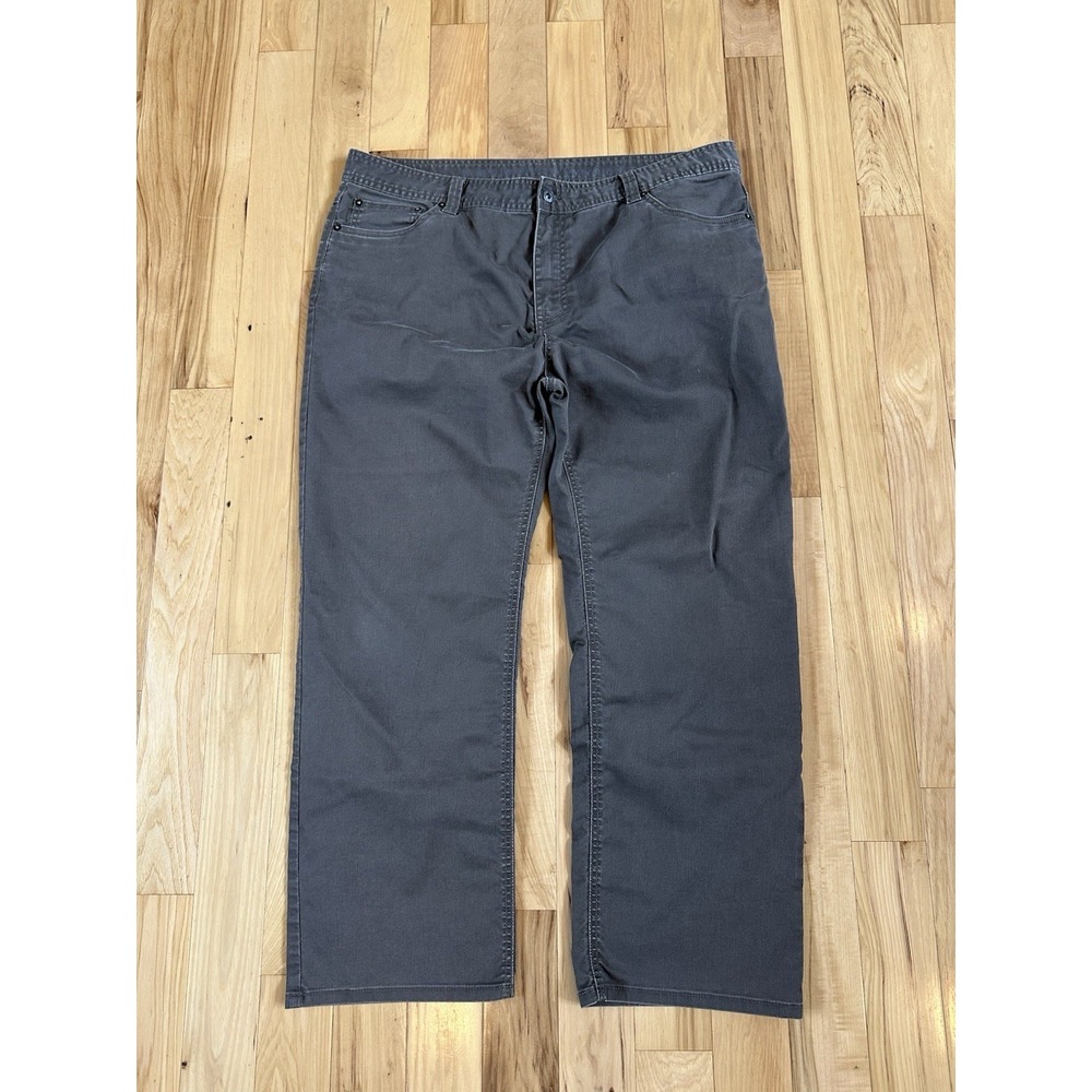 Prana Bridger Slim Fit Jeans Mens 42x32 Denim Cotton Polyester Stretch Brown